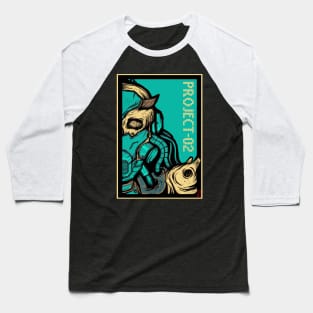 Mecha Skull Baseball T-Shirt